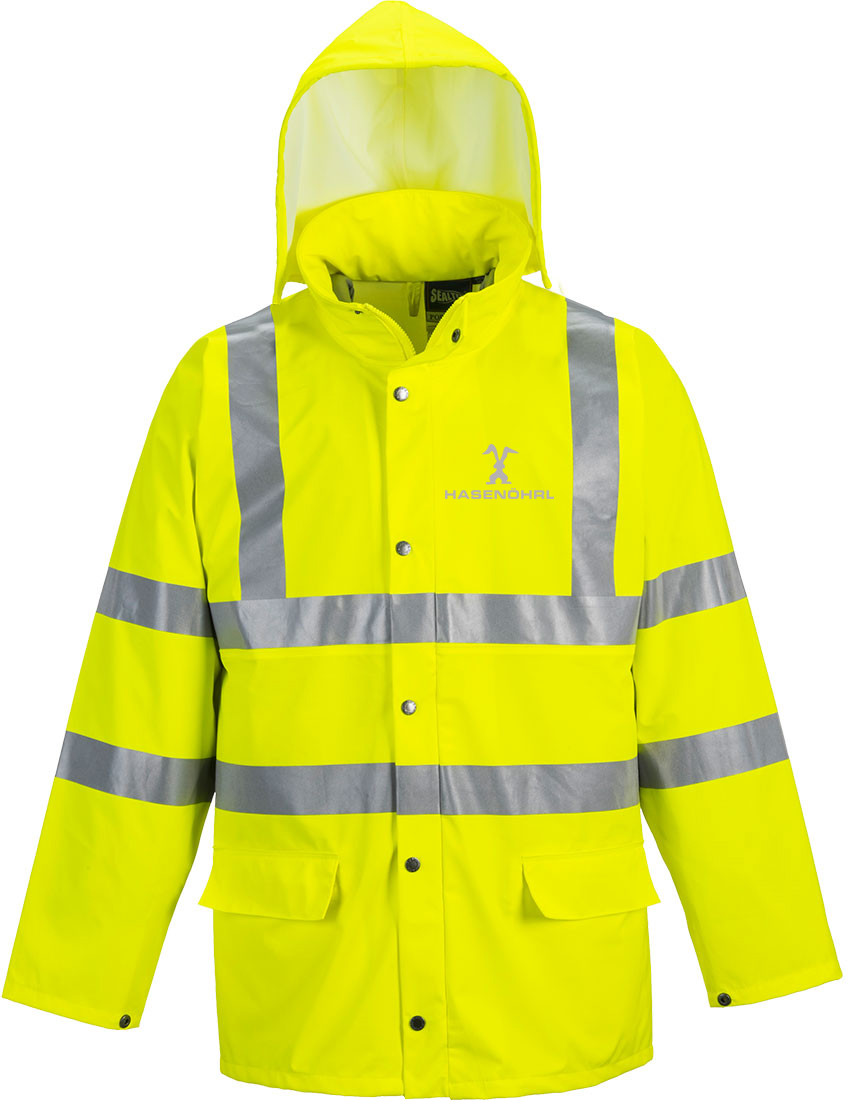 SEALTEX ™ Ultra Regenjacke einfarbig S491, EN ISO 20471 Kl.3, EN 343 Kl.3 HASENÖHRL