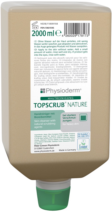 PHYSIODERM® TOPSCRUB® NATURE  2.000 ml Varioflasche